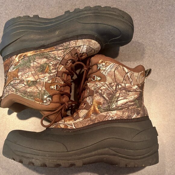 Ozark Trail Waterproof Camo Hunting Boots Men's 12 Membrane 3M Thinsulate Snow - Picture 1 of 6